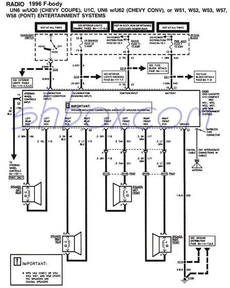camaro acdelco radio wiring diagram 